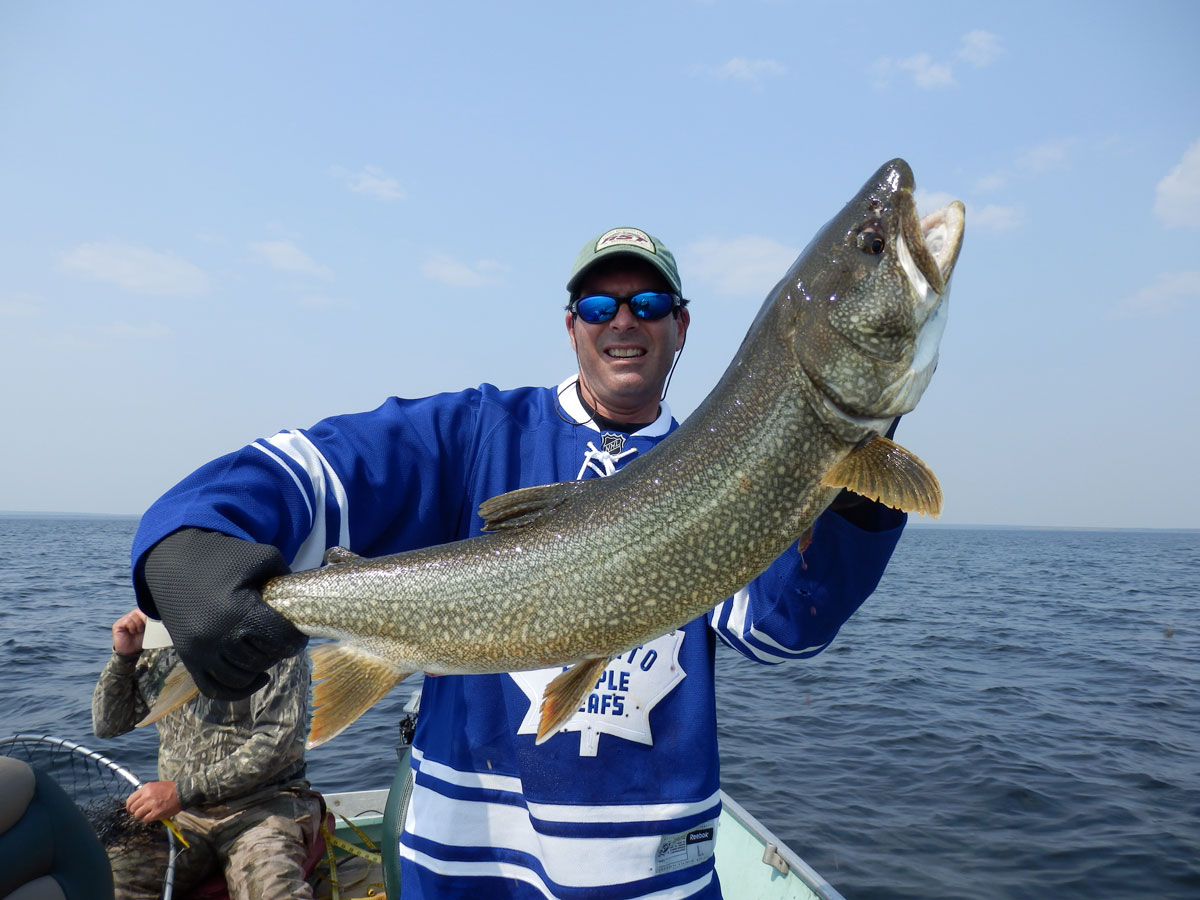 Large fish caught in northern Manitoba